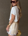Short Chantilly Butter Yellow