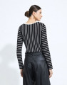 Blusa Reta Malha Boston Preto