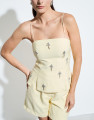 Blusa Top Salinas Butter Yellow