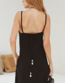 Vestido Longo Valencia Preto