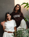 Camiseta Mom Marrom