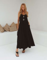 Vestido Longo Valencia Preto