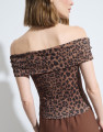 Blusa Ombro a Ombro Rubaiyat Onça