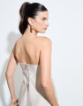 Blusa Sem Alça Luminous Champagne
