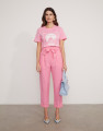 Calça Alfaiataria Barcelona Rosa