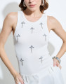 Regata Bordada Luminous Off White