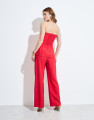 Corselet Ajustado Recortes Quebec Vermelho