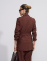 Blazer Alfaiataria Cusco Marrom