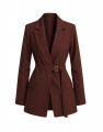 Blazer Alfaiataria Cusco Marrom