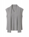 Conjunto Tricot Cachecol Coimbra Mescla