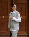 Conjunto Tricot Cachecol Coimbra Mescla