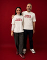 Camiseta em Algodão Cupids Favorite Off White