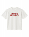 Camiseta em Algodão Cupids Favorite Off White